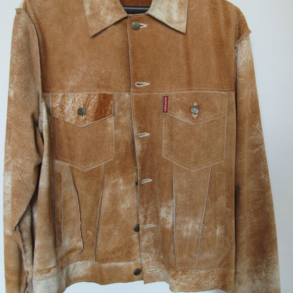 Report Collection Suede Leather Jacket - Picture 7 of 7